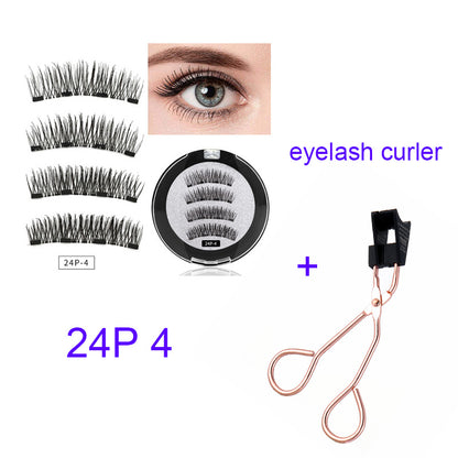 Four magnet magnet false eyelashes