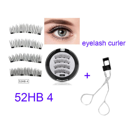 Four magnet magnet false eyelashes