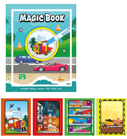 Children's Magic Water Painting Book Coloring And Coloring Book