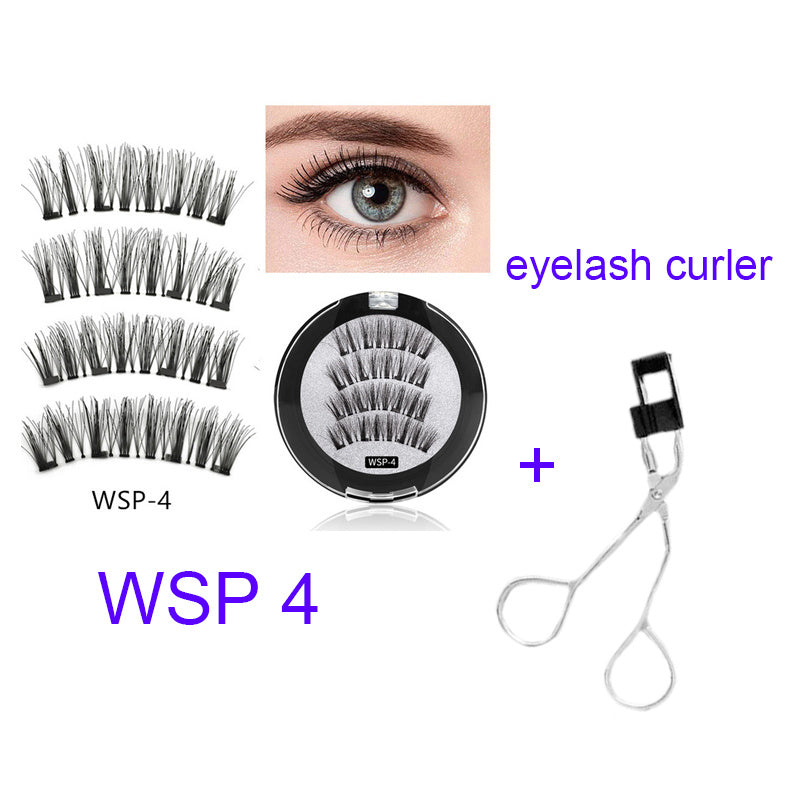 Four magnet magnet false eyelashes