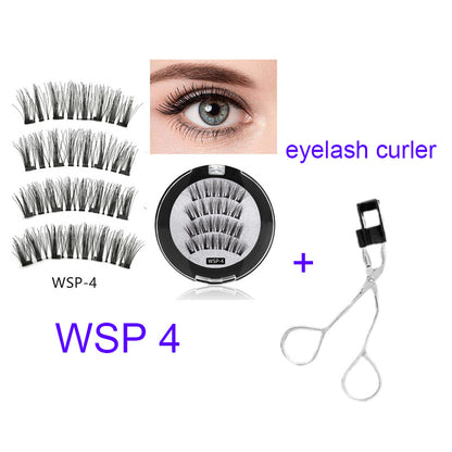 Four magnet magnet false eyelashes