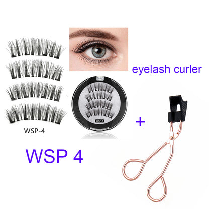 Four magnet magnet false eyelashes