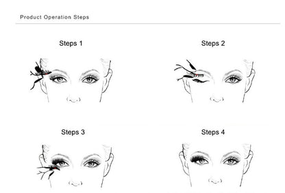 Four magnet magnet false eyelashes