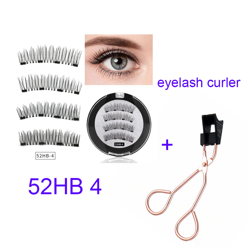 Four magnet magnet false eyelashes