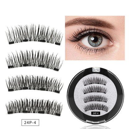 Four magnet magnet false eyelashes