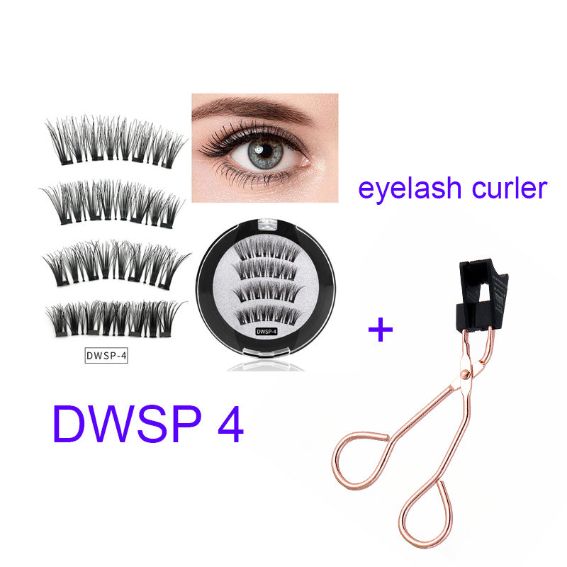 Four magnet magnet false eyelashes