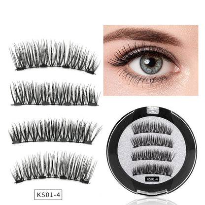 Four magnet magnet false eyelashes