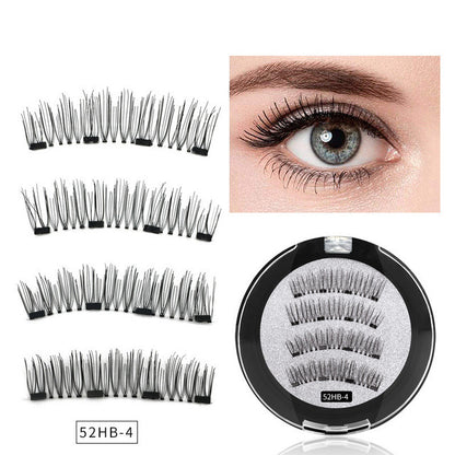 Four magnet magnet false eyelashes