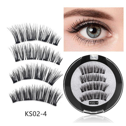 Four magnet magnet false eyelashes