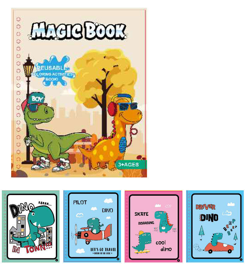 Children's Magic Water Painting Book Coloring And Coloring Book